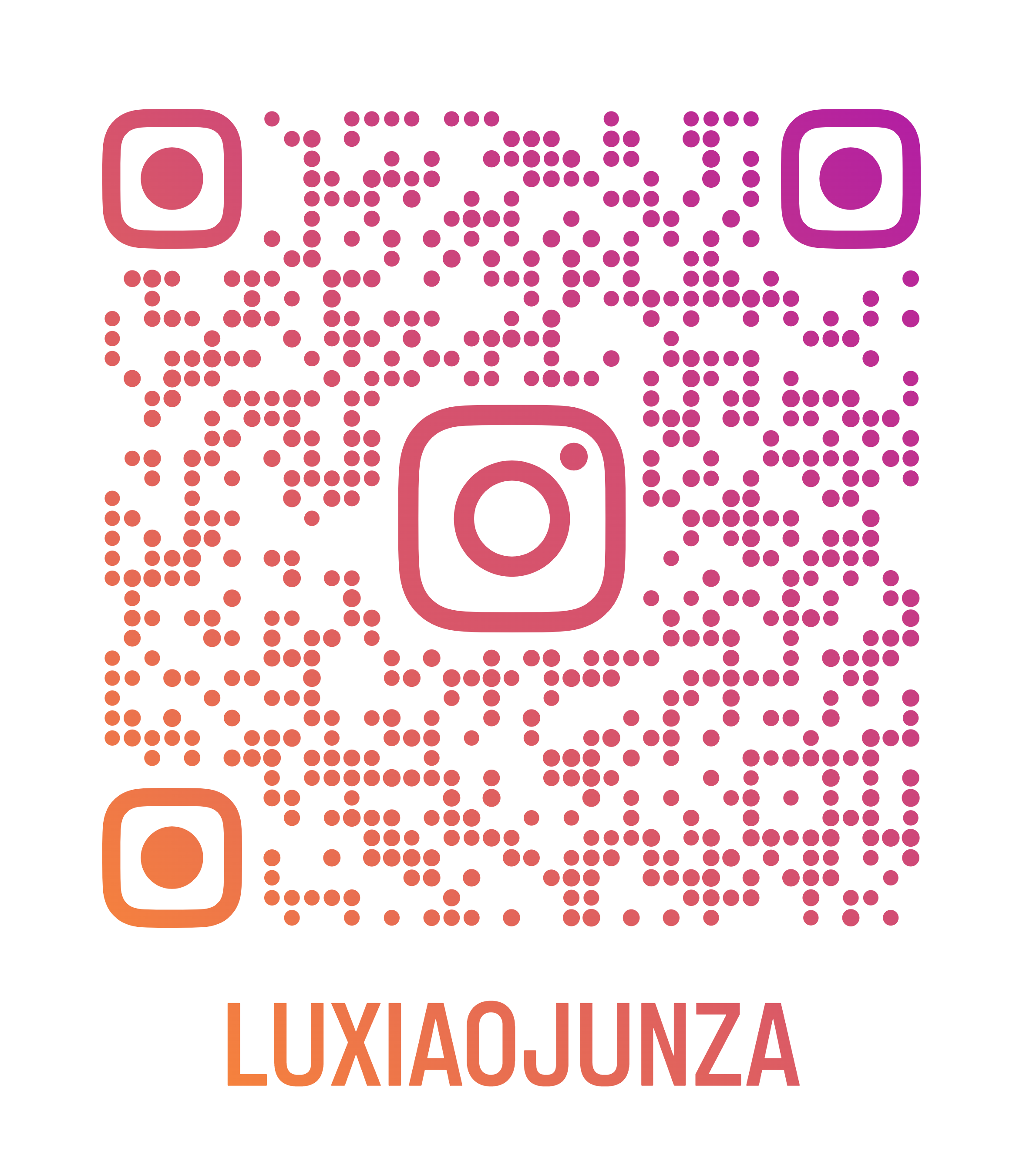Instagram QR code for @luxiaojunza